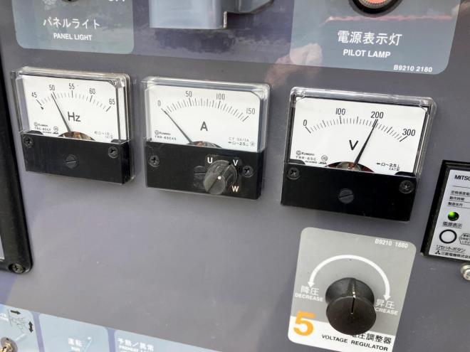 発電機デンヨー　中古　DCA-45LSK　エンジン発電機　動力源
