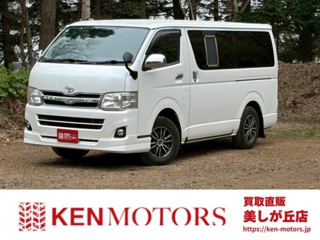 ハイエースバン3.0 スーパーGL ロング ディーゼルターボ 4WD　社外ナビ　地デジ　バックカメラ　ベットキット　ETC　記録簿　パワステ　パワーウィンドウ　エアコン　キーレスエントリー　盗難防止装置　ABS 3000