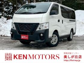キャラバン　NV350 2.5 プレミアムGX ロングボディ ディーゼルターボ 4WD　エンジンスターター　社外11インチナビ　バックカメラ　ETC　ワンオーナー　左側電動スライドドア　社外アルミ　パワーウィンドウ　パワステ　後席モニター　ABS　キーレスエントリー　衝突被害軽減ブレーキ 2500