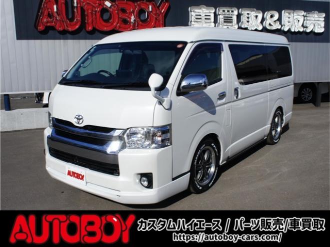 ハイエース2.7 GL ロング ファインテックツアラー 4WD　アルパインBIG-Xナビ&後席フリップダウンモニター　両側パワースライドドア　社外ETC　ISOFIX対応キャプテンシート　415COBRAクリーンルック3Fスポイラー　BADRACKER17インチAW　ドラレコ 2700