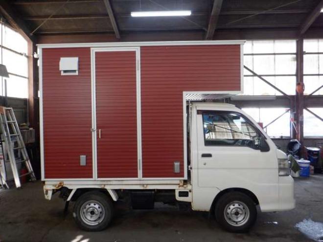 ピクシストラックスペシャル 3方開 4WD　キッチンカー　換気扇　シンク　コンセント　LED 照明　4WD　ライトレベライザー　ドアバイザー 660