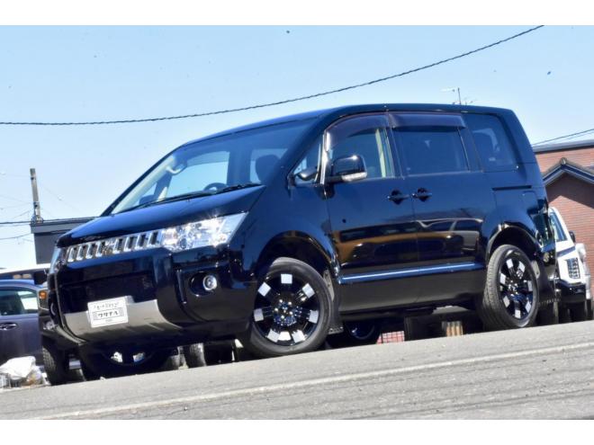 デリカD:5　Dパワーパッケージ　４WD　本州仕入　前期／最終型　新車外しタイヤ／アルミ　アルパインナビ／フリップダウンモニター