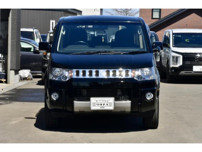デリカD:5　Dパワーパッケージ　４WD　本州仕入　前期／最終型　新車外しタイヤ／アルミ　アルパインナビ／フリップダウンモニター