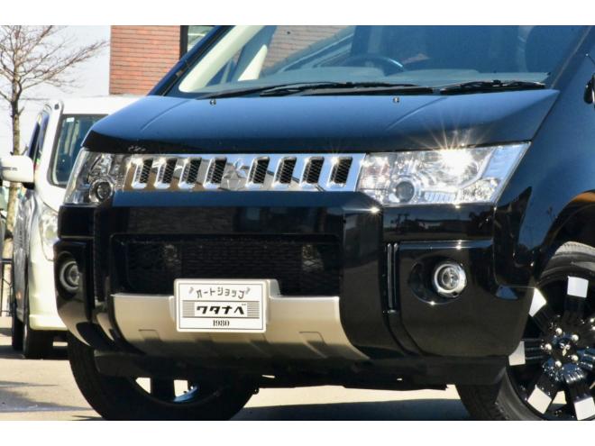 デリカD:5　Dパワーパッケージ　４WD　本州仕入　前期／最終型　新車外しタイヤ／アルミ　アルパインナビ／フリップダウンモニター