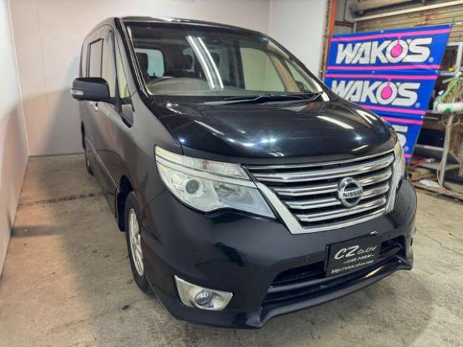 セレナ2.0 ハイウェイスター Vセレクション+Safety アドバンストセーフティ パッケージ 4WD　両側Pスライド　ナビ　TV　Bluetooth 2000