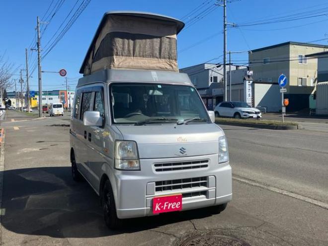 エブリイジョインターボ　４ＷＤ　　外部充電　二段ベット　ポップアップ　ターボ　キャンピング仕様　タンク式シンク　ヒーター　テーブル　テレビ　パワーウィンドウ　ナビ取り扱い説明書 4WD 660 5Dr