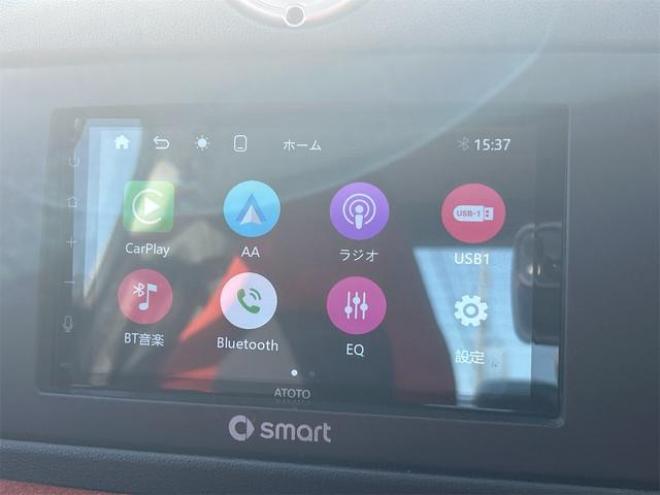 スマートフォーツークーペ　ベースグレード　ＥＴＣ　ＡＴ　サンルーフ　キーレスエントリー　アルミホイール　盗難防止システム　ＡＢＳ　ＵＳＢ　Ｂｌｕｅｔｏｏｔｈ　エアコン　パワーステアリング　パワーウィンドウ 2WD 1000 クーペDr
