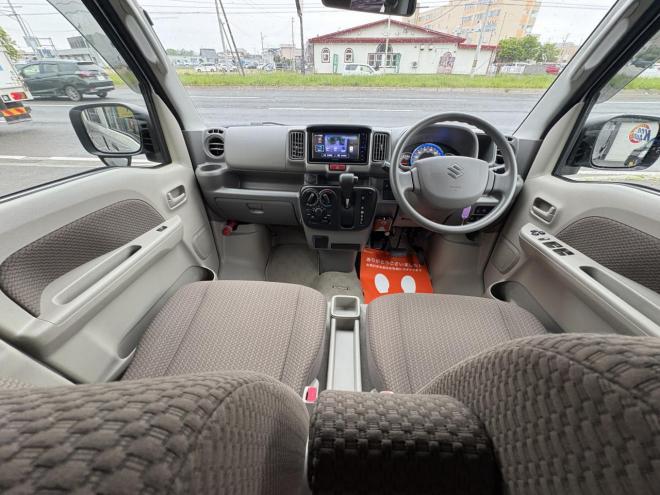 エブリイEVERY VAN 4WD JION TURBO　TURBO 寒冷地仕様　リアヒーター　ディアルカメラブレーキアシスト　フルセグナビ　バックカメラ　BT　VSC　AUTOライト　ETC バイザー　全磨き済み　エンジンオイル交換　ATF交換 4WD 660 ５Dr