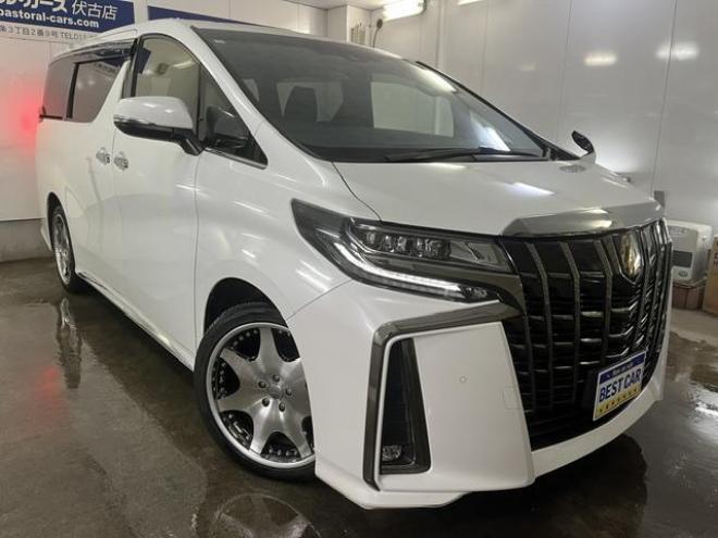 アルファードＳタイプゴールドⅡ　後期型　禁煙車　ＷＥＤＳ２０インチＡＷ　社外１７ＡＷ＋スタッドレスタイヤ　シーケンシャルウィンカー　ドラレコ付デジタルルームミラー　両側パワースライドドア　パワーバックドア　純正フリップダウンモニター 4WD 2500 5Dr