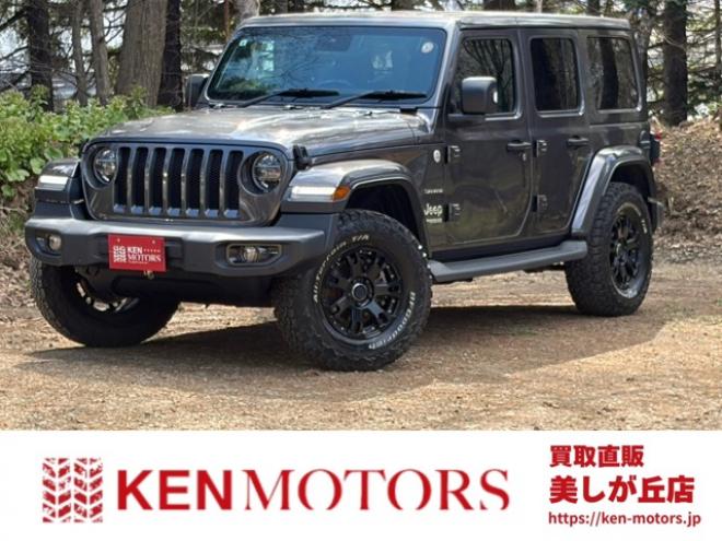 ラングラーアンリミテッド サハラ 3.6L 4WD　グラナイトグレー　エアコン　クルコン　パワステ　パワーウィンドウ　フロントカメラ　バックカメラ　キーレスエントリー　アルミホイール　ABS　横滑り防止装置　盗難防止装置　フルセグTV 正規輸入車 3600