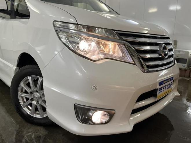 セレナハイウェイスター　アドバンス　セーフティＰＫＧ　本州仕入　禁煙車　寒冷地仕様　フリップダウンモニター　アルパインナビ　地デジ　ＤＶＤ再生　Ｂｌｕｅｔｏｏｔｈオーディオ　バックカメラ　エンジンスターター　衝突軽減システム　車線逸脱警報　前後ソナー 4WD 2000 5Dr
