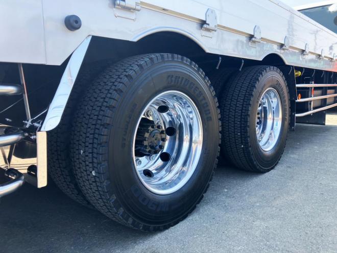 プロフィア未使用　4段ラジコンクレーン車　セルフローダー　重機運搬車ウインチ付　大型トラック　nsl