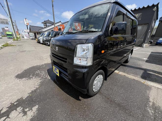 エブリイEVERY VAN 4WD JION TURBO本州仕入　寒冷地仕様　リアヒーター　TURBO ブルートゥースフルセグナビ　格納ミラーETC　エンジンオイル交換　全磨き済　スタットレス付 4WD 660 5Dr