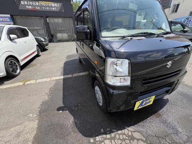 エブリイEVERY VAN 4WD JION TURBO本州仕入　寒冷地仕様　リアヒーター　TURBO ブルートゥースフルセグナビ　格納ミラーETC　エンジンオイル交換　全磨き済　スタットレス付 4WD 660 5Dr