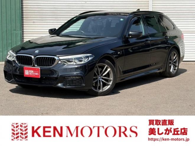 BMW5シリーズツーリング 523d xドライブ Mスピリット ディーゼルターボ　フルセグTV　ナビ　全方位カメラ　パワステ　パワーウィンドウ　ETC　エアコン　記録簿　キーレスエントリー　アルミホイール　ドライブレコーダー　パワーバックドア 正規輸入車 4WD 2000