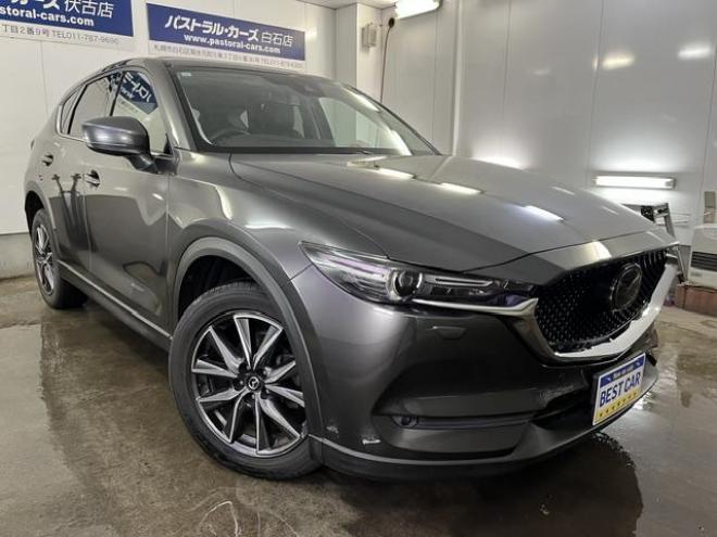CX-5ＸＤ　Ｌパッケージ　本州仕入　寒冷地仕様　禁煙車　ヘッドアップディスプレイ　レーダークルーズ　車線逸脱警報　純正１９インチＡＷ　社外１７ＡＷ＋スタッドレスタイヤ付　パワートランク　純正ブラックレザーシート　ＥＴＣ　ＡＵＸ 4WD 2200 5Dr