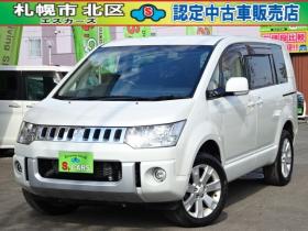 デリカ　D：5 2.2 D パワーパッケージ ディーゼルターボ 4WD　本州車　保証1年/走行距離無制限　4WD　ディーゼルターボ　ワンオーナー　両側パワースライドドア　社外ナビ　地デジ　バックカメラ　Bluetooth接続　パドルシフト　クルーズコントロール　18インチアルミホイール 2300