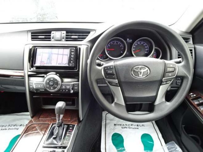 マークX2.5 250G Four 4WD　本州車　保証1年　4WD　ワンオーナー　エスカーズカスタム　フロントリップ　リヤディフューザー　プレシャス/HM-1　19インチアルミ　純正ナビ　TV　ドライブレコーダーLDA　ETC　クルーズコントロール　冬タイヤ付 2500