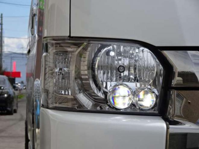ハイエースバン2.7 スーパーGL ダークプライム ワイド ミドルルーフ ロングボディ 4WD　本州車　保証1年/走行距離無制限 4WD　後期仕様　モデリスタエアロ　両側パワースライドドア　舞杏KBレーシング2アルミホイール　ALPINE製ナビ　地デジ　バックカメラ　現行型ドアミラー　スマートキー ベットキット 2700