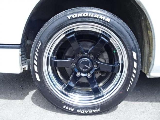 ハイエースバン2.7 スーパーGL ダークプライム ワイド ミドルルーフ ロングボディ 4WD　本州車　保証1年/走行距離無制限 4WD　後期仕様　モデリスタエアロ　両側パワースライドドア　舞杏KBレーシング2アルミホイール　ALPINE製ナビ　地デジ　バックカメラ　現行型ドアミラー　スマートキー ベットキット 2700