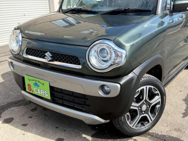 ハスラーX 4WD　保証1年/走行距離無制限　4WD　レーダーブレーキシステム　ヒルディセントコントロール　社外ナビ　TV　アイドリングストップ　シートヒーター　プッシュスタート　スマートキー　HID　ミラーヒーター　冬タイヤ付き 660