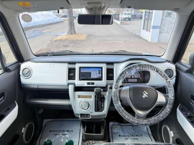 ハスラーX 4WD　保証1年/走行距離無制限　4WD　レーダーブレーキシステム　ヒルディセントコントロール　社外ナビ　TV　アイドリングストップ　シートヒーター　プッシュスタート　スマートキー　HID　ミラーヒーター　冬タイヤ付き 660
