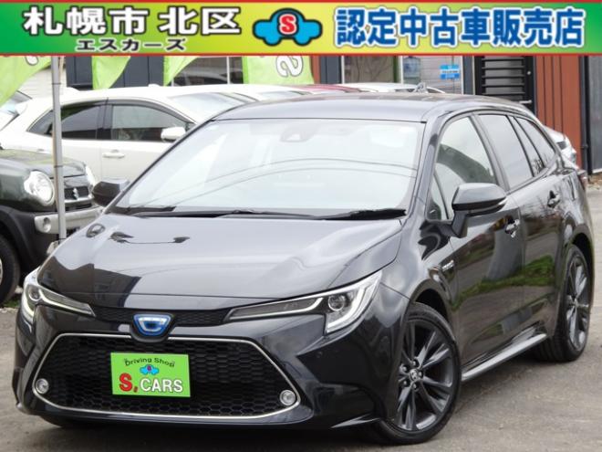カローラツーリング　1.8 ハイブリッド WxB E-Four 4WD　ハイブリッド保証2年/走行距離無制限　4WD　トヨタセーフティセンス　9型ナビ　バックカメラ　BSM　HUD　シートヒーター　ステアリングヒーター フォグランプ 前後ドライブレコーダー　ブレーキホールド　冬タイヤ付 1800