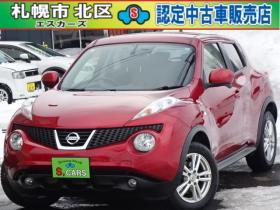 ジューク　1.6 16GT FOUR タイプV 4WD　保証1年/走行距離無制限　切替4WD　純正ナビ　地デジ　バックカメラ　純正エンジンスターター　インテリジェントキー　プッシュスタート　冬タイヤ付属 1600