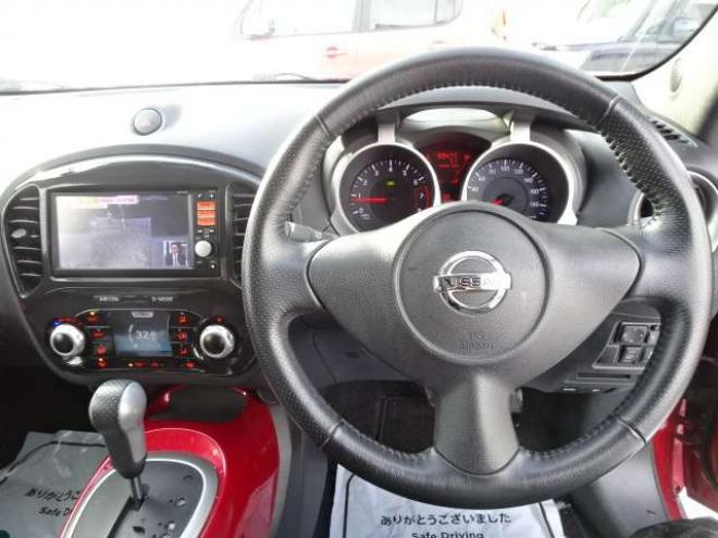 ジューク1.6 16GT FOUR タイプV 4WD　保証1年/走行距離無制限　切替4WD　純正ナビ　地デジ　バックカメラ　純正エンジンスターター　インテリジェントキー　プッシュスタート　冬タイヤ付属 1600