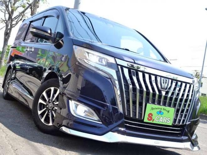 エスクァイア2.0 Gi 4WD　本州車　保証1年/走行距離無制限　4WD　モデリスタエアロ　トヨタセーフティセンスC　TEIN車高調　純正オプショングリル　両側パワースライドドア　純正10型ナビ　TV　バックカメラ　純正エンジンスターター 本革 2000