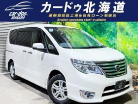 セレナ　2.0 ハイウェイスター Vセレクション+Safety 4WD　防錆塗装4WDTVナビBカメエンスタETCドラレコ積込タイヤ 2000