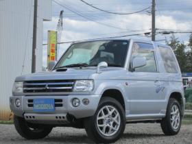 パジェロミニ　VR 4WD　ターボ 5速MT 切替式4WD フォグ アンダーガード ドアバイザー 背面ハードケース シートヒーター CD 社外アルミ 夏冬タイヤ付 1年間走行無制限保証付 660