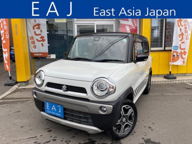ハスラーXターボ 4WD　1年保証/9インチ大型ナビ・フルセグTV/Bluetooth/バックカメラ/エンジンスターター/キー2本/ドラレコ/純正15インチアルミホイール付き夏タイヤ装着/アルミホイール付き冬タイヤ付き/車検整備2年付/法定整備/修復歴無 660