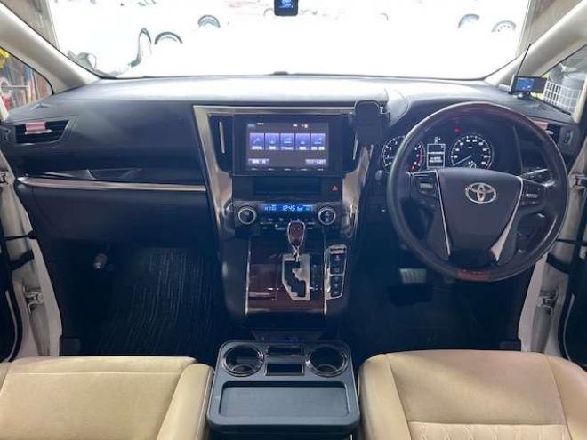 ヴェルファイア2.5 V 4WD　車検R10年1月・SDナビ・リフトアップ・純正リアモニター・両側パワースライド・メモリー付パワーシート・トーヨーオープンカントリー16AWセット・スタッドレスタイヤセット・ドライブレコーダー・エンジンスターター 2500