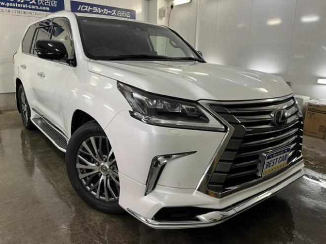 レクサスＬＸ５７０　本州仕入　寒冷地仕様　禁煙車　純正２０インチＡＷ　レクサスセーフティセンス　マークレビンソン　モデリスタスポイラー　純正ブラックレザーシート　社外１８インチＡＷ＋スタッドレスタイヤ　パノラミックビュー 4WD 5700 5Dr