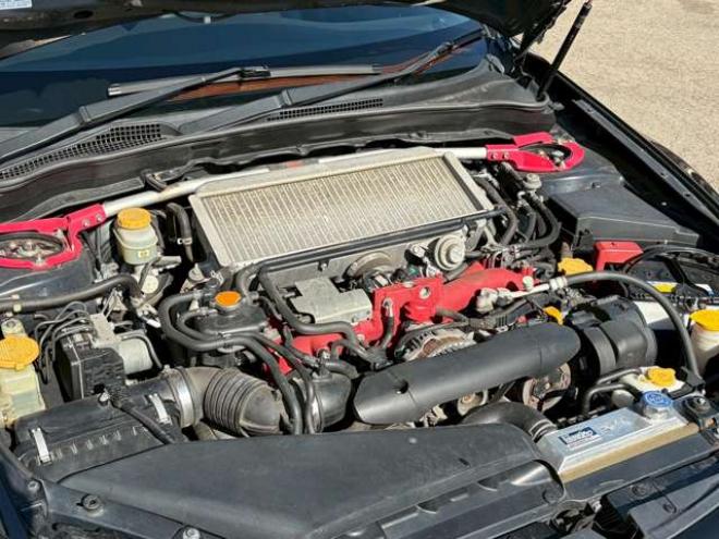 インプレッサSTI 2.0 WRX 4WD　社外車高調　社外ラジエーター社外マフラー社外18インチブースト計ETC　SIドライブ社外ナビ　バックカメラ 2000