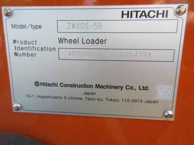 ホイールローダhitachi　LANDCROS　ZW80S-5B 4WD 2Dr