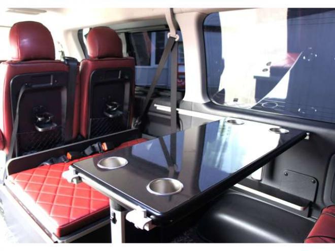 ハイエース2.7 GL ロング ミドルルーフ 4WD　IFUU製　IF-WB8　10人乗り対面ラウンジベッド仕様　415COBRAクリーンルック3フロントスポイラー&バッドラッカー毒牙18インチAW　イクリプス製10.1インチフローティングナヒ　純正EGスターター 2700
