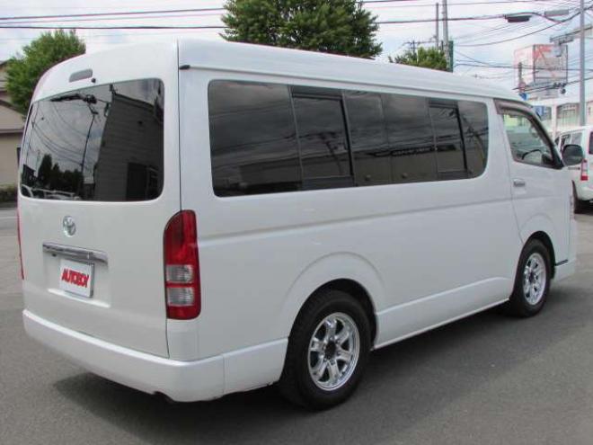 ハイエース2.7 GL ロング ミドルルーフ 4WD　電動パワースライドドア/ETC/ドライブレコーダー/社外ナビ/フルセグTV/バックカメラ/LEDヘッドライト・フォグ/キーレス/エンジンスターター/ベッドキット 2700