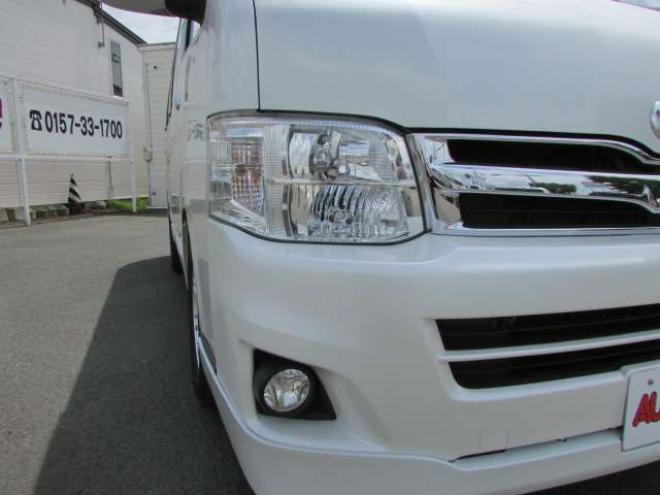 ハイエース2.7 GL ロング ミドルルーフ 4WD　電動パワースライドドア/ETC/ドライブレコーダー/社外ナビ/フルセグTV/バックカメラ/LEDヘッドライト・フォグ/キーレス/エンジンスターター/ベッドキット 2700