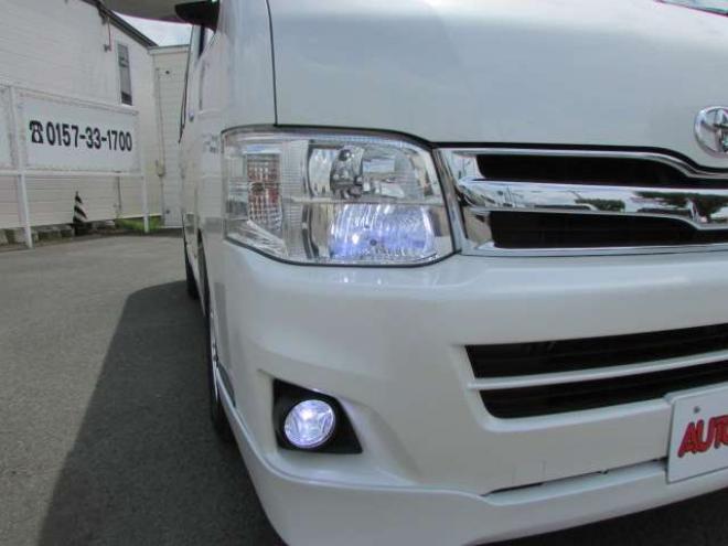 ハイエース2.7 GL ロング ミドルルーフ 4WD　電動パワースライドドア/ETC/ドライブレコーダー/社外ナビ/フルセグTV/バックカメラ/LEDヘッドライト・フォグ/キーレス/エンジンスターター/ベッドキット 2700