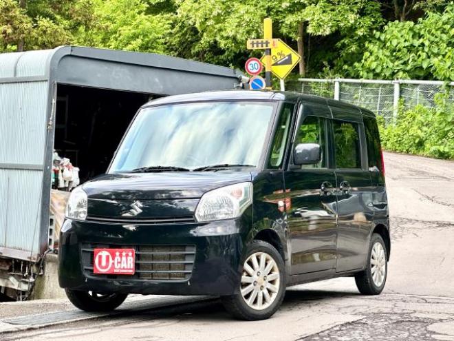 スペーシアX 4WD ディスチャージランプ装着車　フルセグナビ　ETC 両側スライドドア左電動リモコン　スマートキー 4WD 660 5Dr