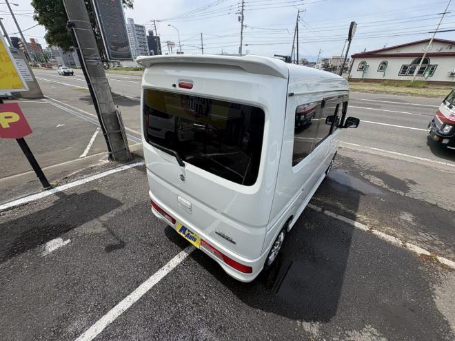 エブリイEVERY WAGON 4WD PZ-SP寒冷地仕様　ハイルーフ　リビルトエンジン　両パワスラ　オートステップ　ブレーキアシスト　VSC　HID ブルートースナビ　バックカメラ　PUSHスタート　スペアーアリ　エンジンスターターETC　夏タイヤ新品スタットレス付全磨き済 4WD 660 5Dr
