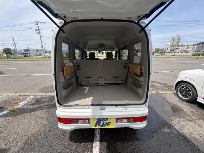 エブリイEVERY WAGON 4WD PZ-SP寒冷地仕様　ハイルーフ　リビルトエンジン　両パワスラ　オートステップ　ブレーキアシスト　VSC　HID ブルートースナビ　バックカメラ　PUSHスタート　スペアーアリ　エンジンスターターETC　夏タイヤ新品スタットレス付全磨き済 4WD 660 5Dr