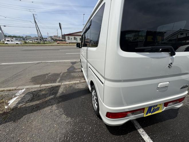 エブリイEVERY WAGON 4WD PZ-SP寒冷地仕様　ハイルーフ　リビルトエンジン　両パワスラ　オートステップ　ブレーキアシスト　VSC　HID ブルートースナビ　バックカメラ　PUSHスタート　スペアーアリ　エンジンスターターETC　夏タイヤ新品スタットレス付全磨き済 4WD 660 5Dr