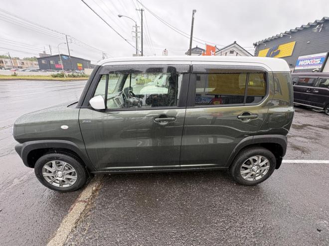 ハスラーHUSTLER  4WD　Fリミテッドお洒落ツートン　寒冷地仕様　Ｓ－エネチャージ　ブレーキアシスト　VSC　HID　スマートキー　スペアー有　アイドリングSTOP 地デジナビ　フォグランプ　シートヒーター　ETC 　スタットレス　全磨き済　エンジンオイル交換 4WD 660 5Dr
