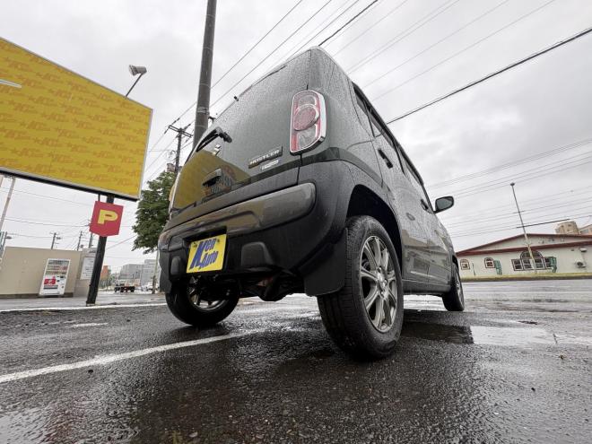 ハスラーHUSTLER  4WD　Fリミテッドお洒落ツートン　寒冷地仕様　Ｓ－エネチャージ　ブレーキアシスト　VSC　HID　スマートキー　スペアー有　アイドリングSTOP 地デジナビ　フォグランプ　シートヒーター　ETC 　スタットレス　全磨き済　エンジンオイル交換 4WD 660 5Dr