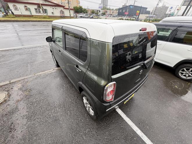 ハスラーHUSTLER  4WD　Fリミテッドお洒落ツートン　寒冷地仕様　Ｓ－エネチャージ　ブレーキアシスト　VSC　HID　スマートキー　スペアー有　アイドリングSTOP 地デジナビ　フォグランプ　シートヒーター　ETC 　スタットレス　全磨き済　エンジンオイル交換 4WD 660 5Dr