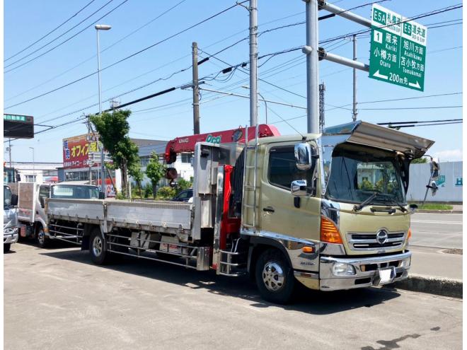 レンジャープロ中古　ワイド　4段ラジコンセルフクレーン　中型トラック