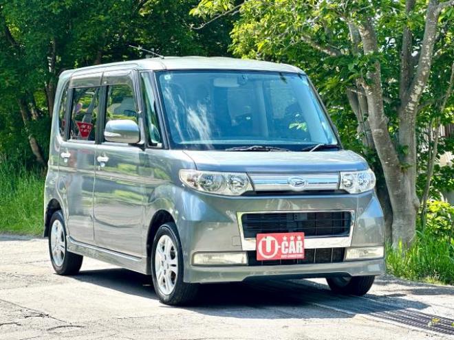 タントカスタムX  4WD タイミングチェーン車　360°ドラレコ キーフリー　HID ワンセグナビ 4WD 660 5Dr